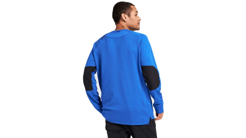 Burton Multipath Grid Crewneck Fleece - Mens, Cobalt Blue, Extra Large, 22727100400-XL