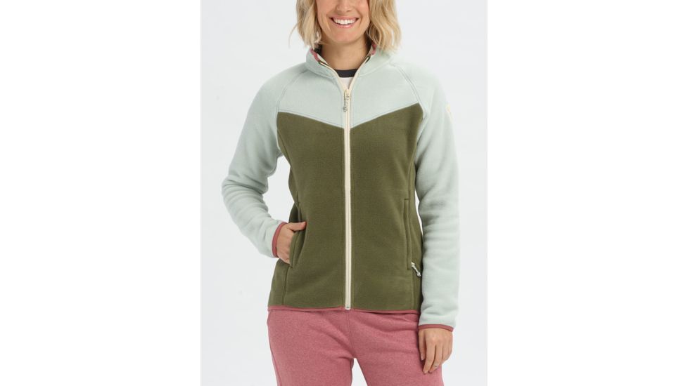 Burton Nomar Full-Zip Jacket - Womens, Aqua Gray / Keef, Extra Small, 21361100020-XS