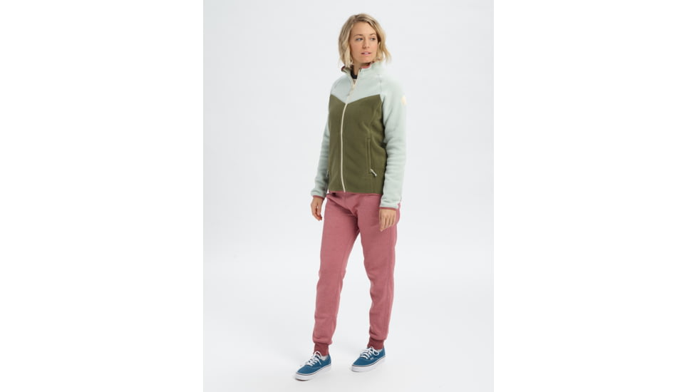 Burton Nomar Full-Zip Jacket - Womens, Aqua Gray / Keef, Extra Small, 21361100020-XS