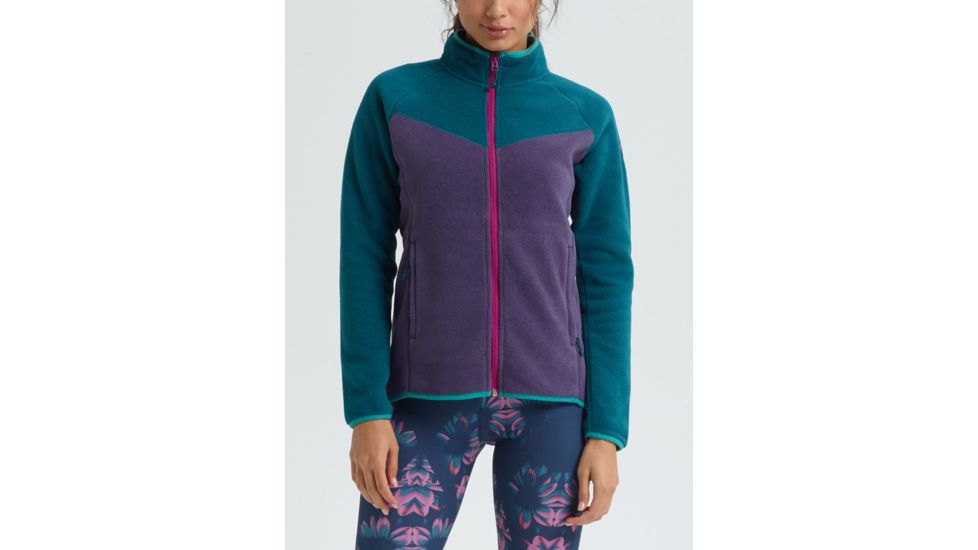 Burton Nomar Full-Zip Jacket - Womens, Deep Teal / Purple Velvet, Medium, 21361100400-M