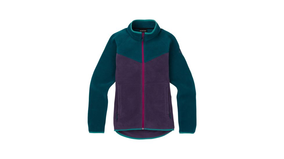 Burton Nomar Full-Zip Jacket - Womens, Deep Teal / Purple Velvet, Medium, 21361100400-M