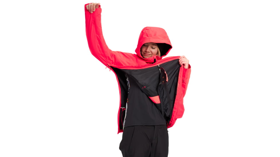 Burton Pillowline GORE-TEX 2L Anorak Jacket - Womens, Potent Pink, Medium, 22738100650-M