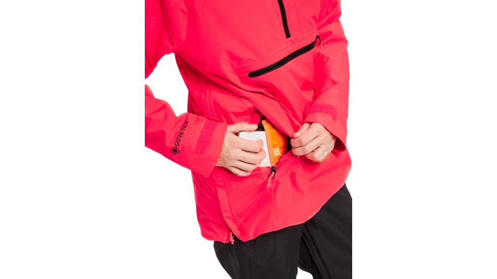 Burton Pillowline GORE-TEX 2L Anorak Jacket - Womens, Potent Pink, Medium, 22738100650-M