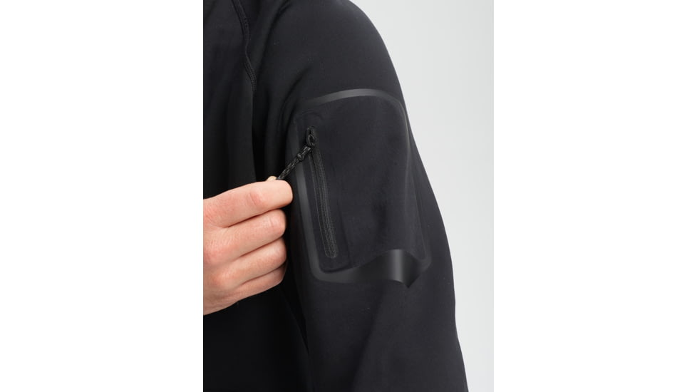 Burton Piston Crew Jacket - Mens, True Black, Large, 14983104001-L