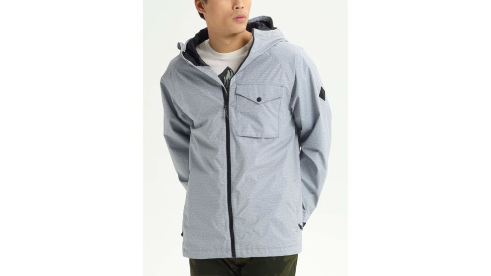 Burton Portal Jacket - Mens, Gray Heather, Small, 19602103020-S
