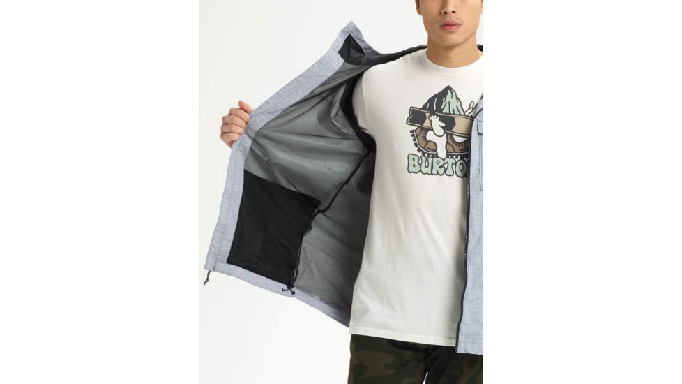 Burton Portal Jacket - Mens, Gray Heather, Small, 19602103020-S