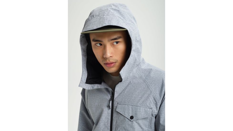 Burton Portal Jacket - Mens, Gray Heather, Small, 19602103020-S