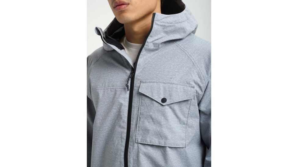 Burton Portal Jacket - Mens, Gray Heather, Small, 19602103020-S