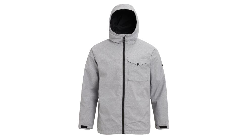 Burton Portal Jacket - Mens, Gray Heather, Small, 19602103020-S