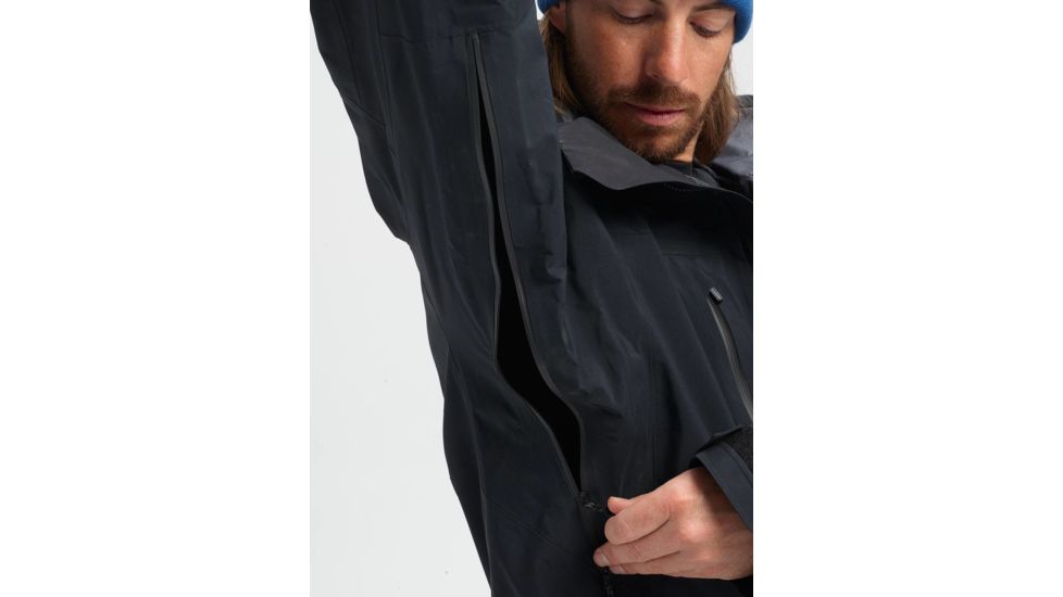 Burton PRO Hover Jacket, 3L - Mens, True Black, Medium, 10009106001-M