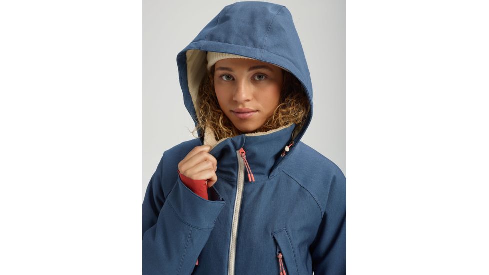 Burton Prowess Jacket Stretch Denim - Womens, Light Denim, Large, 21437100400-L