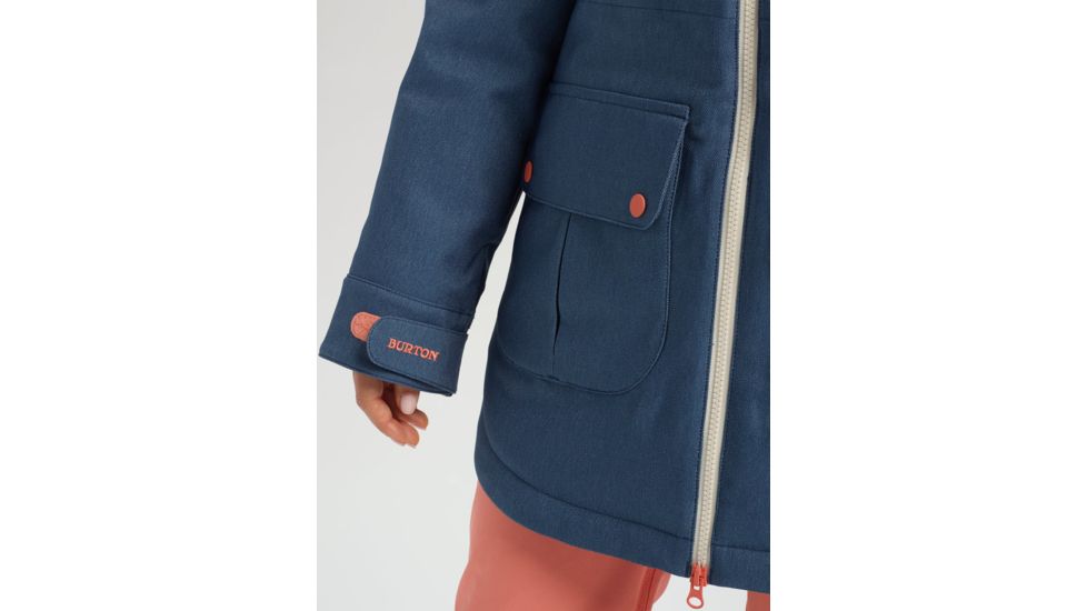 Burton Prowess Jacket Stretch Denim - Womens, Light Denim, Large, 21437100400-L