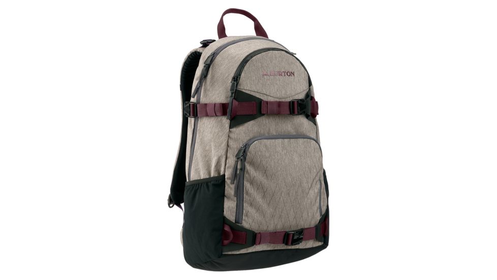 Burton Riders Backpack, 25L- Womens, Castlerock Heather, 15324104020