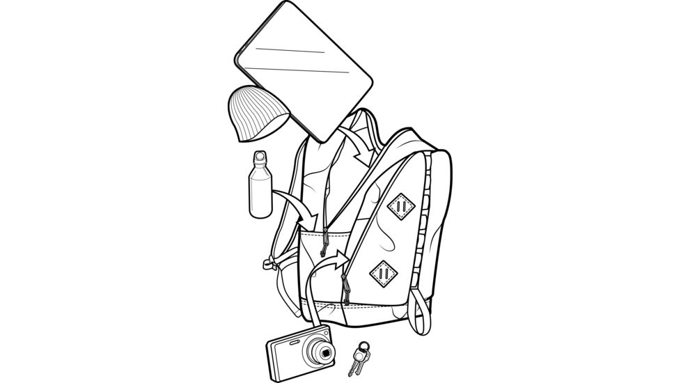 Burton Sleyton Backpack, Port Royal Slub, 20 Liter, 17295106500