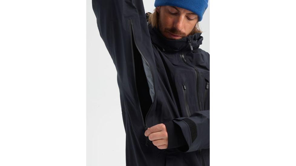 Burton Stretch Hover Jacket, 3L - Mens, True Black, Medium, 10013106001-M