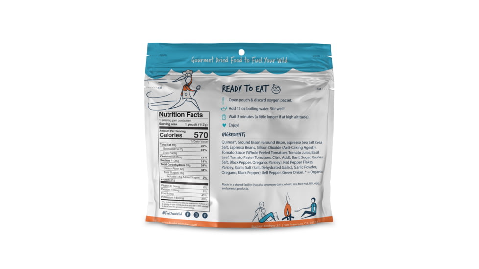 Bushkas Kitchen Unstuffed Pepper with Ground Bison, Single Serving, fd-01