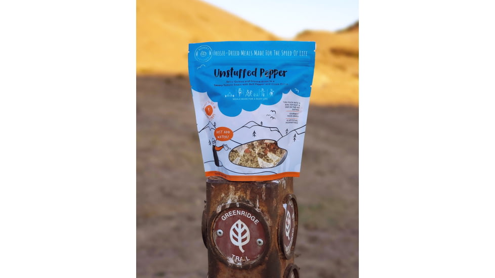 Bushkas Kitchen Unstuffed Pepper with Ground Bison, Single Serving, fd-01