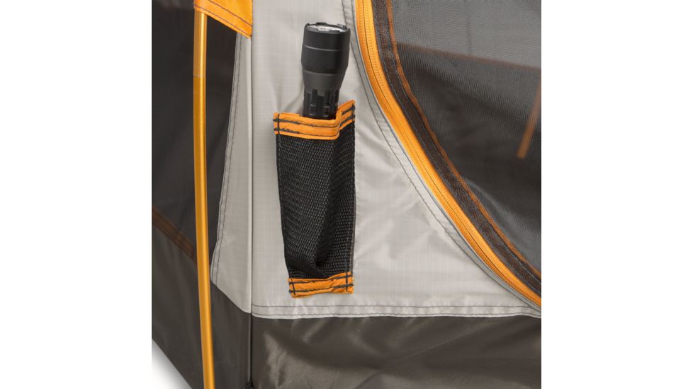 Bushnell 1 Person Backpacking Tent, Orange/Gray/Black, 50000