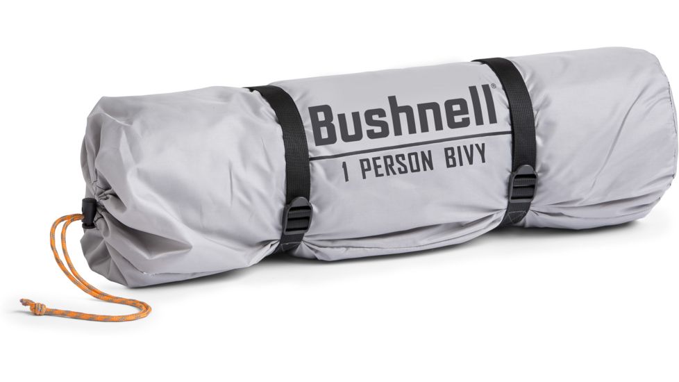Bushnell 1 Person Backpacking Tent, Orange/Gray/Black, 50000
