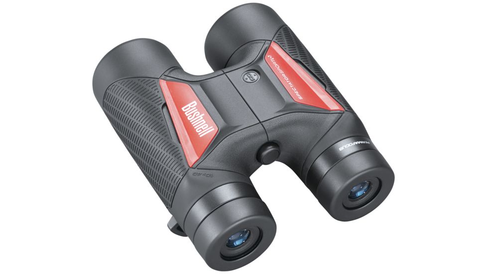 Bushnell 10X40 Spectator Sport Roof Permafocus Binoculars, Black/Red, BS11040