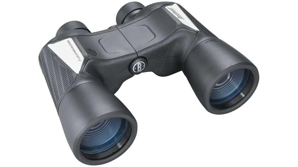 Bushnell 10X50 Spectator Sport Porro Permafocus Binoculars, Black/Silver, BS11050