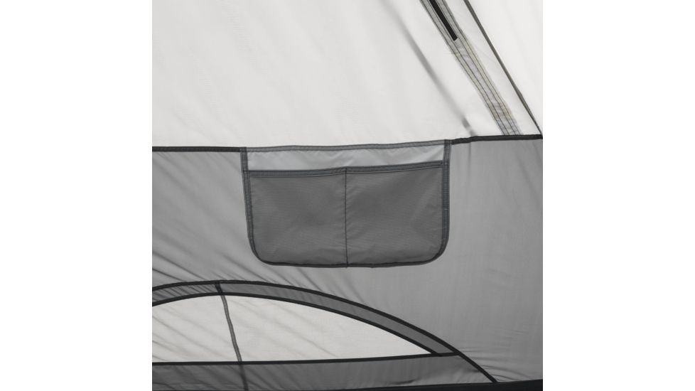 Bushnell 12 Person FRP Cabin Tent, Blue/Gray/Dark Gray, 50007