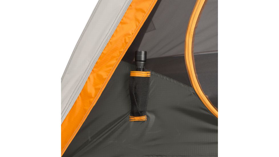 Bushnell 2 Person Backpacking Tent, Orange/Gray/Black, 50001