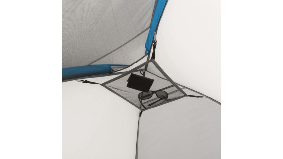 Bushnell 4 Person FRP Dome Tent, Blue/Gray/Dark Gray, 50005