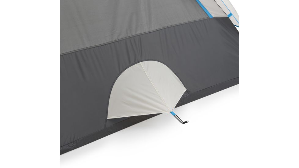 Bushnell 4 Person FRP Dome Tent, Blue/Gray/Dark Gray, 50005