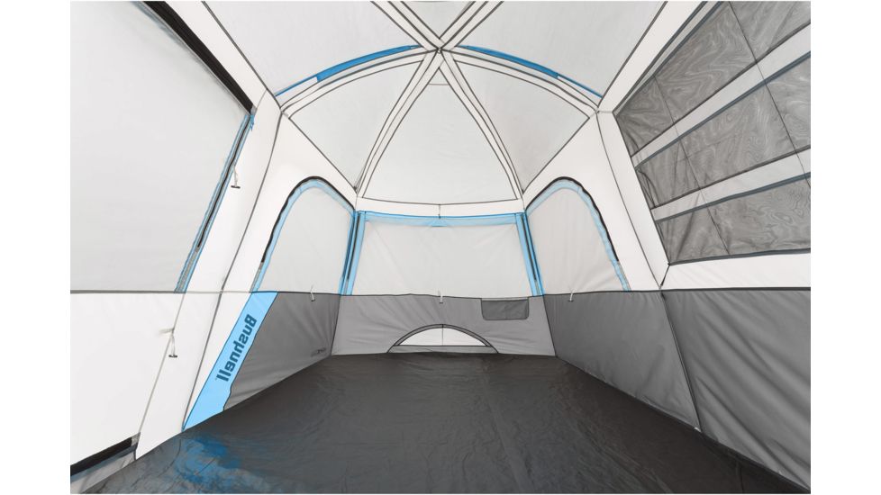 Bushnell 8 Person FRP Cabin Tent, Blue/Gray/Dark Gray, 50006