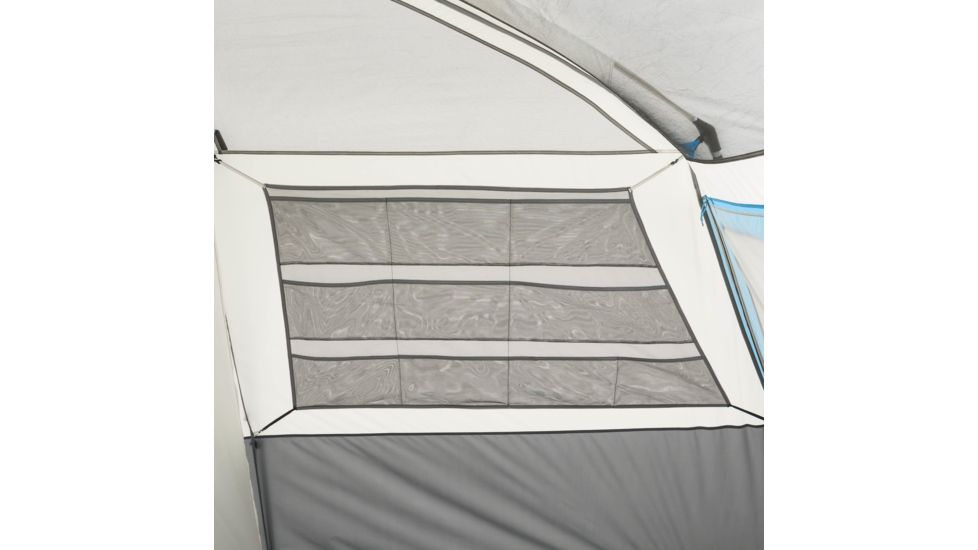 Bushnell 8 Person FRP Cabin Tent, Blue/Gray/Dark Gray, 50006