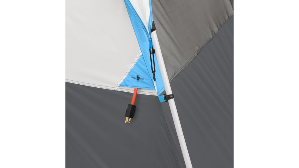 Bushnell 8 Person FRP Cabin Tent, Blue/Gray/Dark Gray, 50006