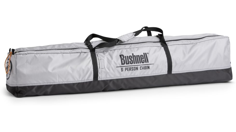 Bushnell 9 Person Instant Cabin Tent, Orange/Gray/Black, 50003