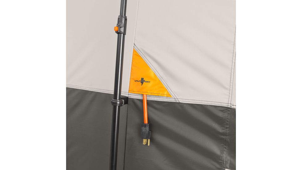 Bushnell 9 Person Instant Cabin Tent, Orange/Gray/Black, 50003