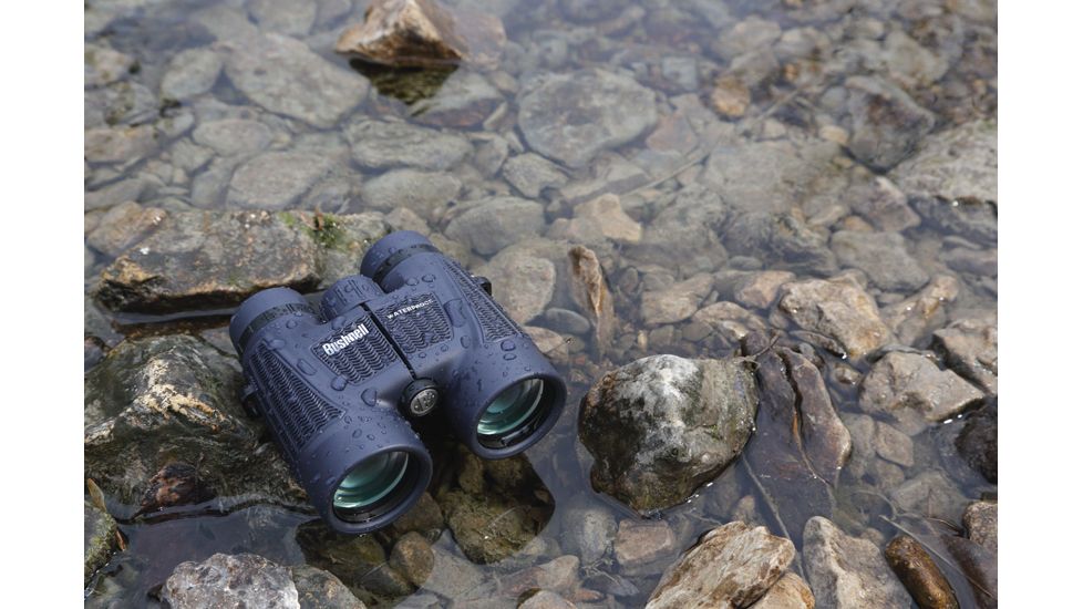 DEMO, Bushnell H2O 10x42mm Roof Prism Binoculars, Clam Pack, 150142C