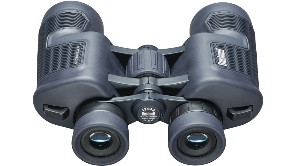 Bushnell H2O 12x42mm Porro WP/FP Binocular, Twist Up Eyecups, Box 6L, Dark Blue, 134212R