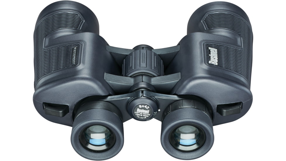 Bushnell H2O 8x42mm Porro WP/FP Binocular, Twist Up Eyecups, Box 6L, Dark Blue, 134218R