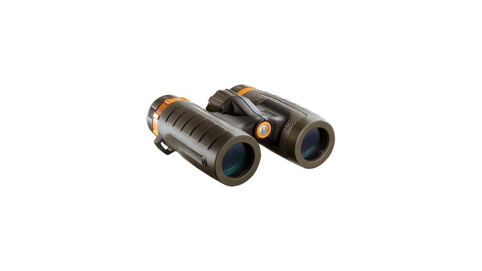 Off Trail 10x28 Roof Prism Binoculars, Compact, Black, Box
