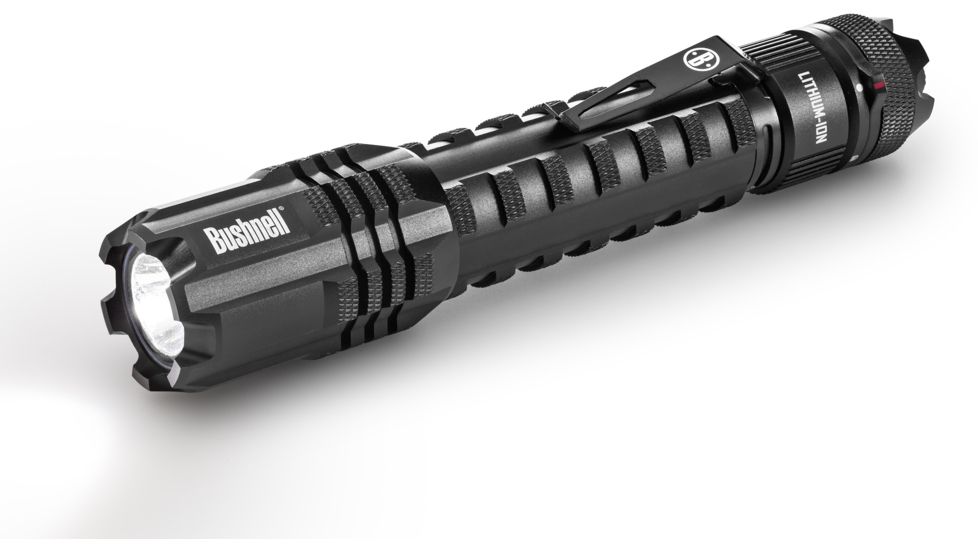 Bushnell PRO Rechargable 1000 Lumen Flashlight, Black, 50009
