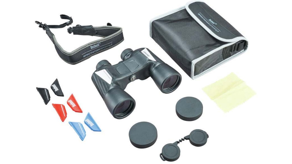 Bushnell Spectator Sport 10x50mm Porro Prism Binoculars, Black/Silver, BS11050