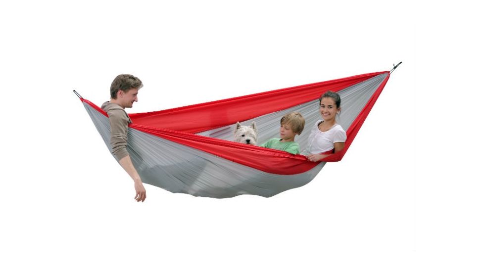 Byer Of Maine Traveller Double Hammock XXL-Red/Grey