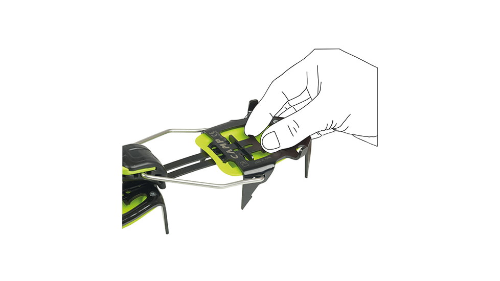 C.A.M.P. Ascent Auto/Semi-Auto Crampon, Green, 2978