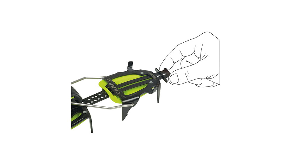 C.A.M.P. Ascent Auto/Semi-Auto Crampon, Green, 2978
