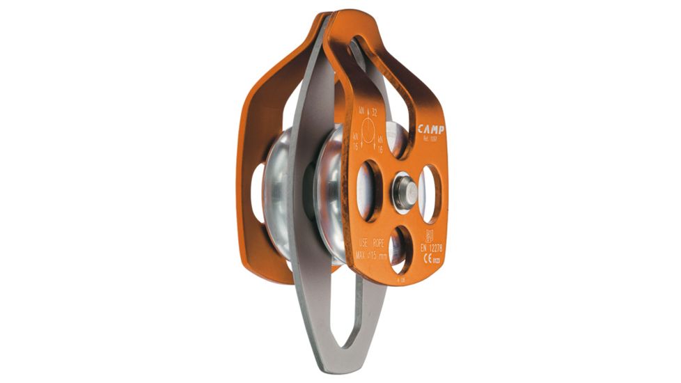 C.A.M.P. Ball Bearing Mobile Double Pulley-Orange-Large