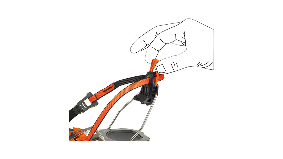 C.A.M.P. Blade Runner Size 1 Crampon, Orange, 298001