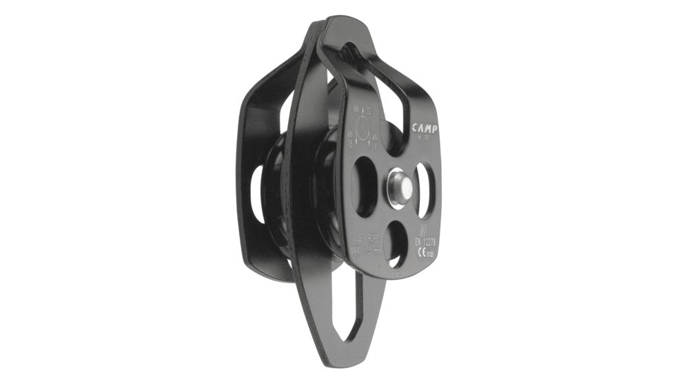 C.A.M.P. Brass Bushing Mobile Double Pulley-Black-Large