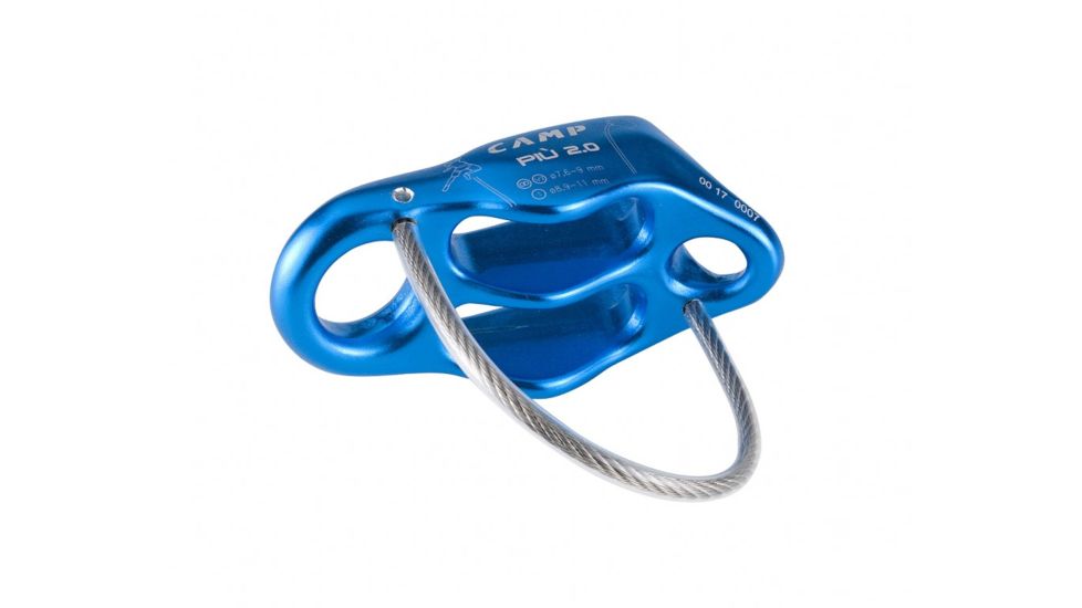 C.A.M.P. Cassin Piu 2 Belay Device, Blue, 86501