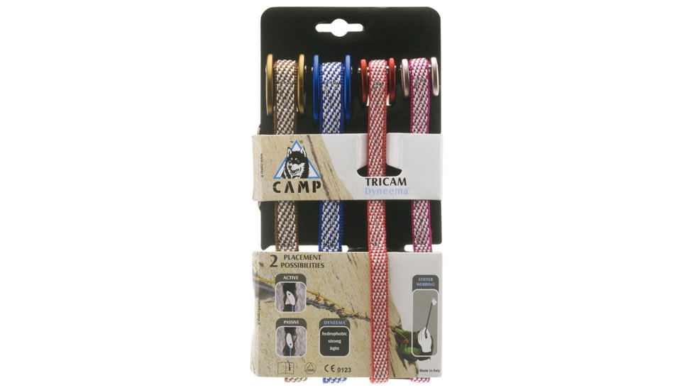 C.A.M.P. Dyneema Tricam Set, 0.5, 1.0, 1.5, 2.0., CMP0006