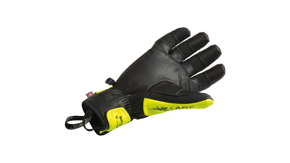 C.A.M.P. GeKO Men's Ice Gloves, Black/ Fluo Yellow