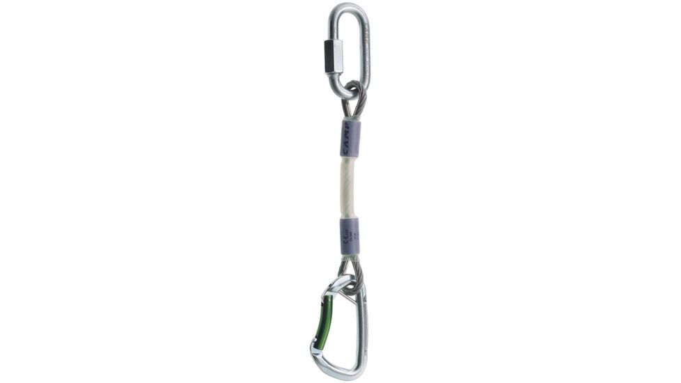 C.A.M.P. Gym Safe Cable Express Quickdraw, Gray, 18cm, 2725